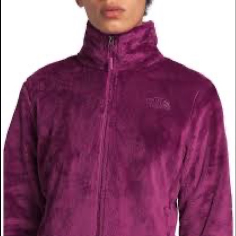 The North Face Women's Plush Teddy Jacket in Deep Plum
